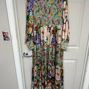 Floral Multicolor Maxi Dress